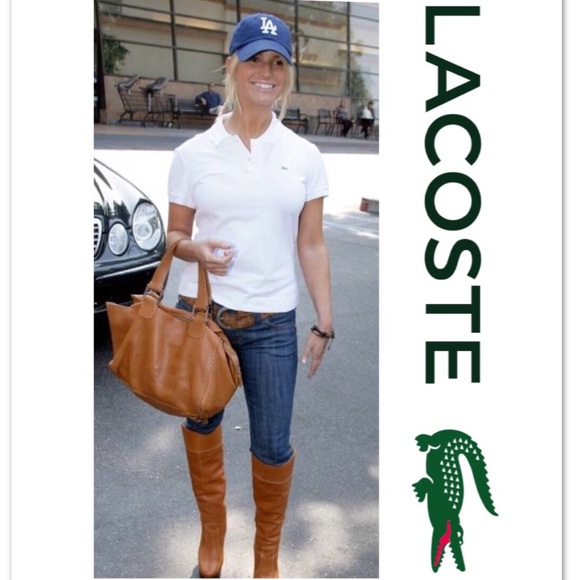 Lacoste Tops - NWT Women’s Lacoste Size 36 4 White Polo